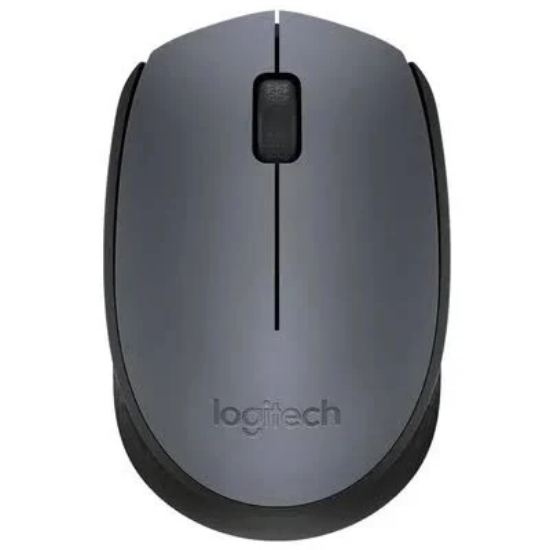 Imagem de Mouse Sem Fio Logitech M170 Cinza - Conforto e Precisão Wireless