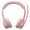 Imagem de Headset Sem Fio Logitech Zone 300 Rosa - Áudio Premium e Conforto