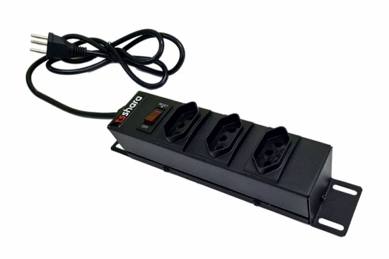 Imagem de FL PDU 10A Bivolt com 3 Tomadas - Modelo 558