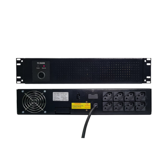 Imagem de Nobreak Rack Seno 1200VA Bivolt 2U com 8 Tomadas - Modelo 6948