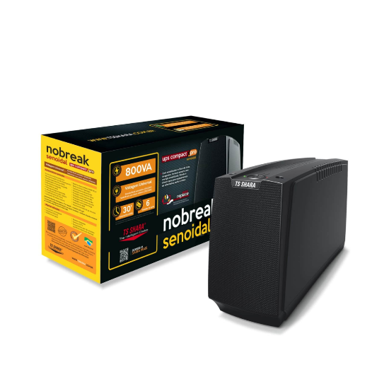 Imagem de Nobreak Senoidal 800VA Bivolt 6T - Proteção e Estabilidade para Seus Equipamentos