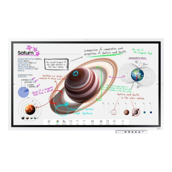 Imagem de Samsung Monitor Flip Pro 65” 4K WM65B Touch Interativo - Monitor Profissional 16/7 350 Nits