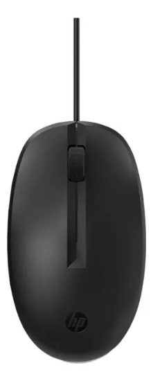 Imagem de HP 125 Wired Mouse - 265A9AA: Mouse Óptico USB com Alta Precisão